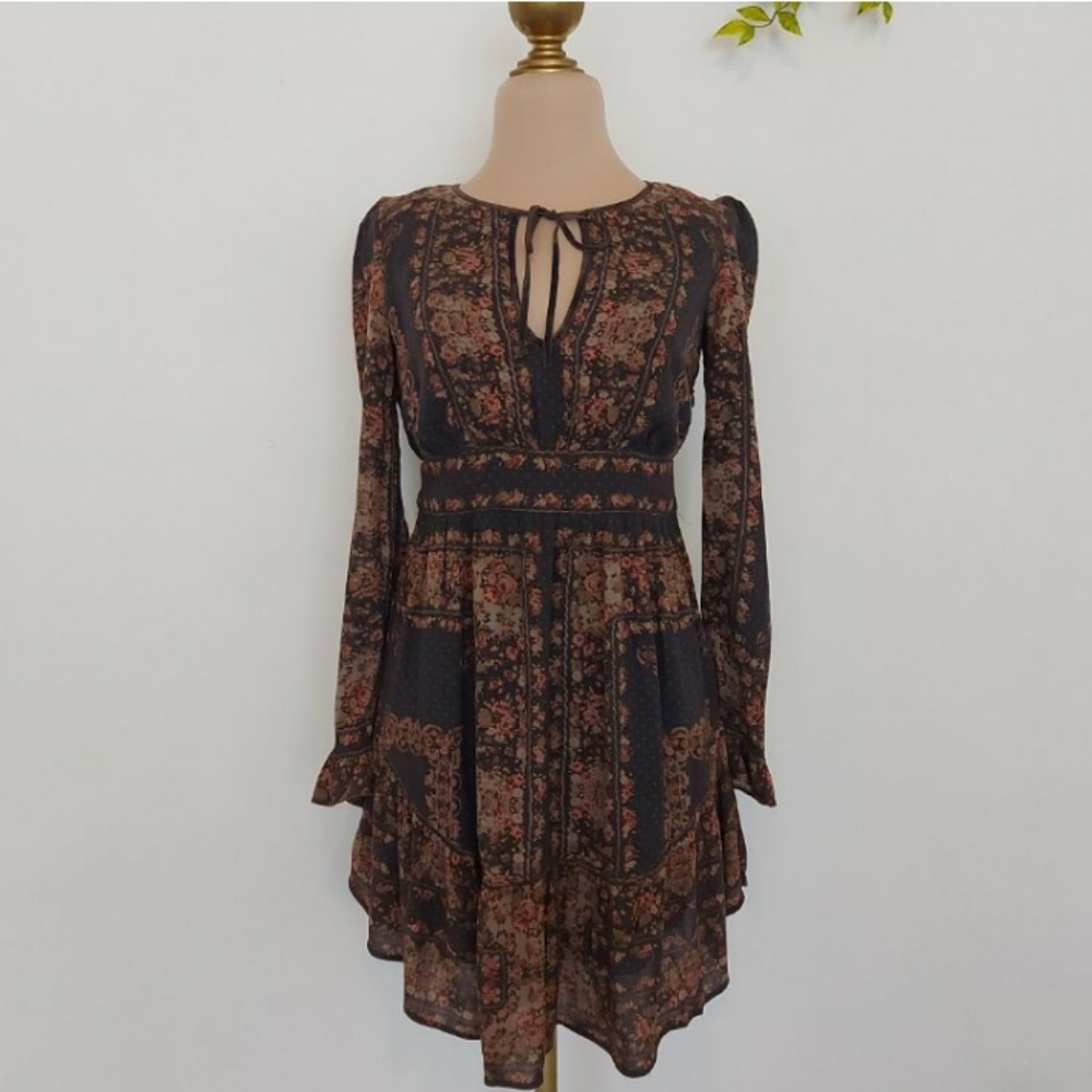 FREE PEOPLE floral print dress